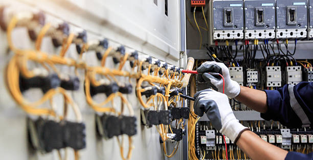 Professional Electrician technician working in Maple Lake, MN